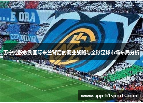 苏宁控股收购国际米兰背后的商业战略与全球足球市场布局分析 苏宁控股收购国际米兰背后的商业战略与全球足球市场布局分析